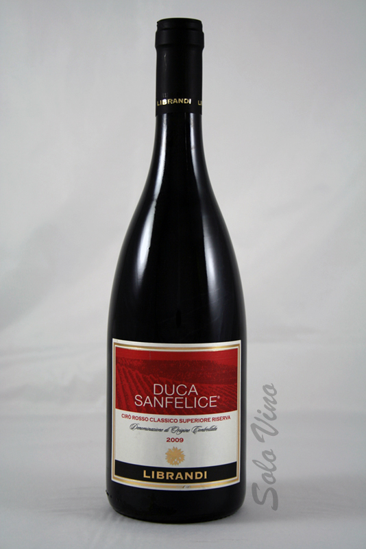 Cirò Rosso Riserva Duca San Felice 2015