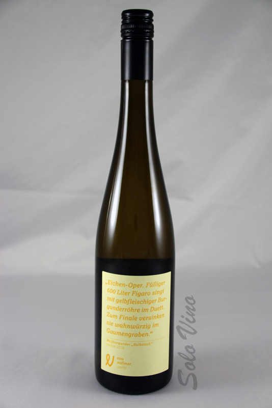 Weissburgunder "Halbstück" Ortswein 2016